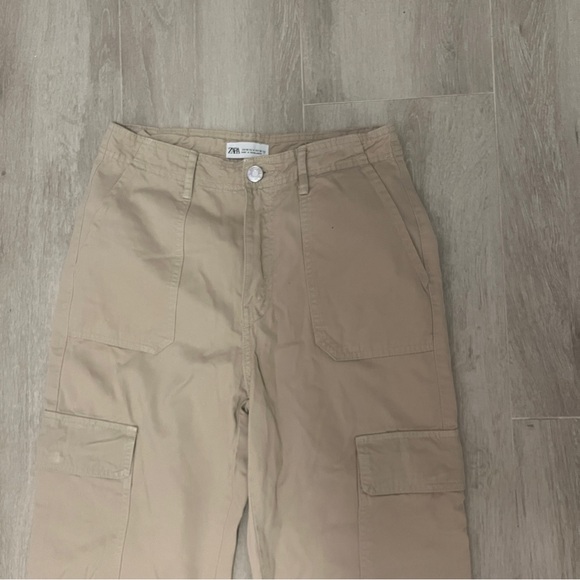 ZARA CARGO PANTS SIZE US 4 - Picture 3 of 8